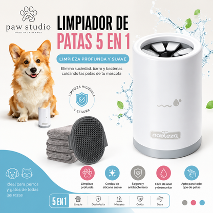 Limpiador de patas 5 en 1