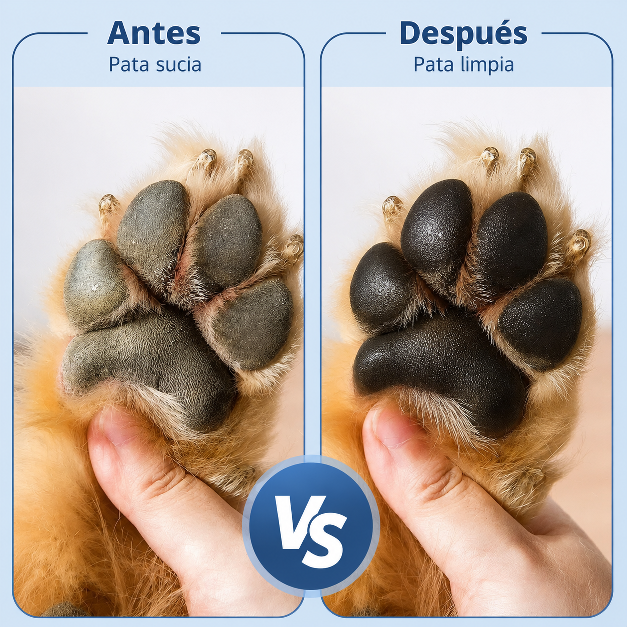 Limpiador de patas 5 en 1